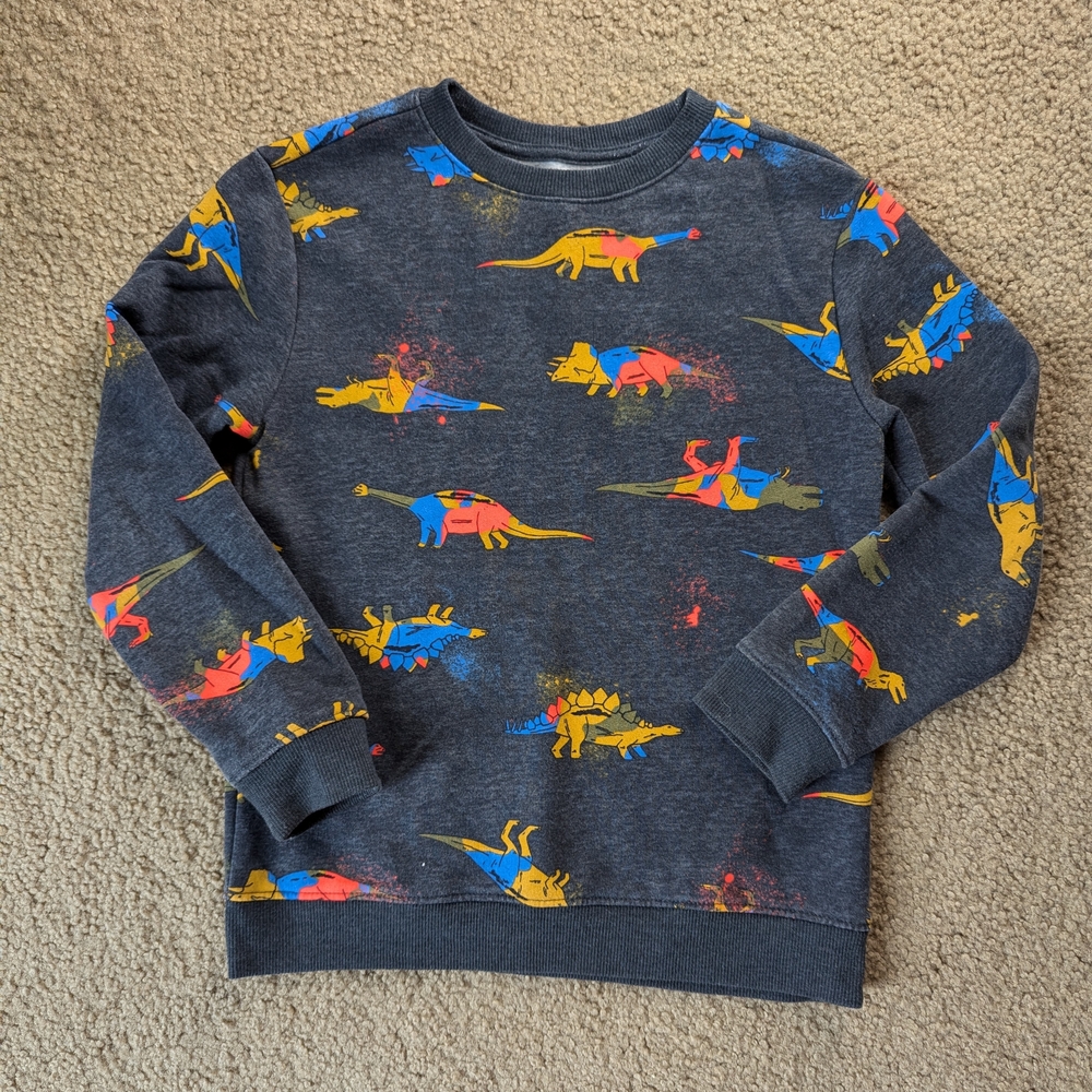 Cat & Jack Colorful Dinosaur Sweatshirt